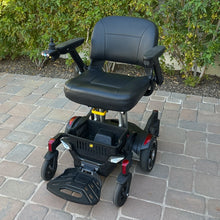 Load image into Gallery viewer, GOLDEN TECHNOLOGIES BuzzAround CarryOn Folding Power Chair Model GP130 Red Blue