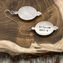 Load image into Gallery viewer, JOHN RENNER Southwest Style Sterling Silver & Turquoise Cabochon Dangle Earrings
