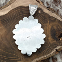 Load image into Gallery viewer, FEDERICO JIMENEZ Sterling Silver & Royston Turquoise Cluster Pendant Sampler