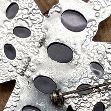 Load image into Gallery viewer, FEDERICO JIMENEZ Sterling Silver & Amethyst Encrusted Statement Dragonfly Brooch