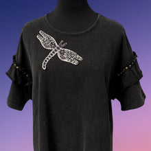 Load image into Gallery viewer, FEDERICO JIMENEZ Sterling Silver & Amethyst Encrusted Statement Dragonfly Brooch