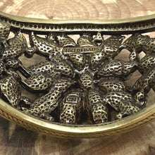 Load image into Gallery viewer, HEIDI DAUS Glorious Garden Cuff Bracelet Aqua Yellow Swarovski Crystal Flowers