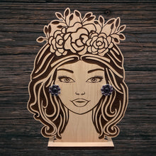 Load image into Gallery viewer, FEDERICO JIMENEZ Sterling Silver & Amethyst Round Floral Cluster Post Earrings