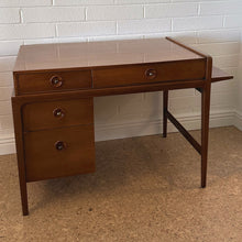 Load image into Gallery viewer, 1950s MCM DREXEL COUNTERPOINT Extension Desk By John Van Koert With Side Chair