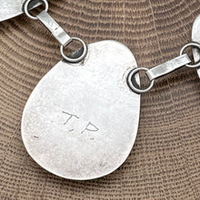 Load image into Gallery viewer, 1960s Native American NAVAJO Sterling & Kingman Turquoise 5-Station Necklace