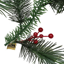 Load image into Gallery viewer, 1960s Plastic Christmas GARLAND With Pine Cones & Red Berries Made in Hong Kong