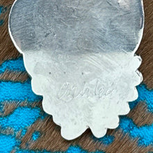 Load image into Gallery viewer, MONROE & LILLIE ASHLEY Navajo Sterling Pendant Curly Ques Leaves Raindrops