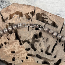 Load image into Gallery viewer, 1970s Native American NAVAJO Sterling Turquoise Squash Blossom Necklace No Naja