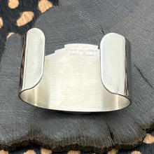 Load image into Gallery viewer, 1986 ALFRED DURANTE Franklin Mint Sterling Silver & Onyx Art Deco Cuff Bracelet