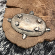 Load image into Gallery viewer, 1940s NATIVE AMERICAN Navajo Sterling Silver Oval Ashtray Charming Stampings