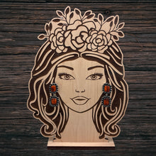 Load image into Gallery viewer, FEDERICO JIMENEZ Sterling Silver Orange Spiny & Onyx Cluster Dangle Earrings