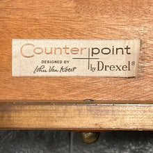 Load image into Gallery viewer, 1950s MCM DREXEL COUNTERPOINT Extension Desk By John Van Koert With Side Chair