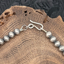 Load image into Gallery viewer, BUFFALO DANCER Taos Pueblo Sterling Silver & White Buffalo Beaded Heart Necklace
