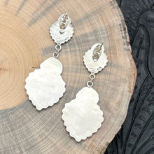 Load image into Gallery viewer, THE BOYZ SILVER Mexico Sterling Silver Double Sacred Heart Post Dangle Earrings