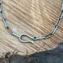 Load image into Gallery viewer, Native American NAVAJO Sterling & Pink Conch Shell Lariat Necklace Signed PN