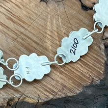 Load image into Gallery viewer, Native American NAVAJO Sterling & Pink Conch Shell Lariat Necklace Signed PN