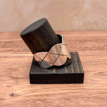 Load image into Gallery viewer, VINTAGE 1950s TAXCO MEXICO Sterling Silver Scalloped Statement Cuff Bracelet