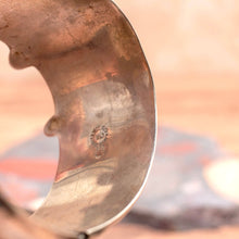 Load image into Gallery viewer, VINTAGE 1950s TAXCO MEXICO Sterling Silver Pointed Statement Clamper Bracelet