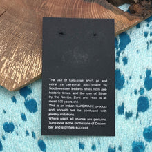 Load image into Gallery viewer, Native American NAVAJO Sterling &amp; Kingman Turquoise Double Concho Post Earrings
