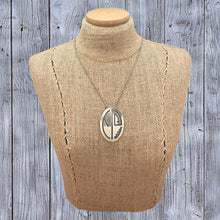 Load image into Gallery viewer, 1990s Native American HOPI Sterling Silver Overlay Tribal Design Pin Or Pendant
