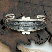 Load image into Gallery viewer, BUFFALO DANCER Taos Pueblo Sterling Silver Coral Cuff Bracelet 1941 Mercury Dime
