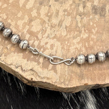 Load image into Gallery viewer, 1930s-1940s NAVAJO Sterling &amp; Turquoise Squash Blossom Necklace Shadowbox Loops
