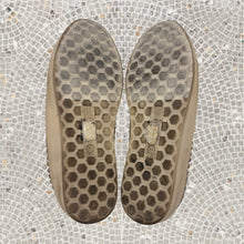 Load image into Gallery viewer, SHU SHOP Rockstar Taupe Pre-Distressed Sneakers With Allover Rhinestones 8.5
