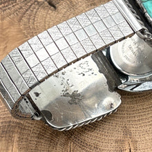 Load image into Gallery viewer, Timex Watch Featuring 1960s Native American NAVAJO Sterling &amp; Turquoise Tips
