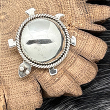 Load image into Gallery viewer, 2010s ARTIE YELLOWHORSE Navajo Sterling Silver Turtle Tortoise Brooch Pin
