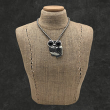 Load image into Gallery viewer, THE BOYZ SILVER Mexico Sterling Silver Owl Pin Or Pendant With Onyx Eyes
