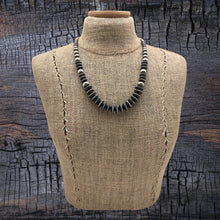 Load image into Gallery viewer, ROSE MARTIN Navajo Sterling Silver Handmade Saucer Beaded Necklace 20.5" - 22.5"
