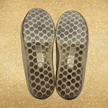 Load image into Gallery viewer, SHU SHOP Paula White Pre-Distressed Sneakers With Gold Glitter Stars NEW 8.5
