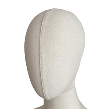 Load image into Gallery viewer, THE SHOP COMPANY Natural Canvas Female Dress Display Form Black Arms Chrome Base
