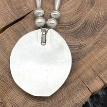 Load image into Gallery viewer, 1970s Native American NAVAJO Sterling Turquoise MOP Coral Pendant Bead Necklace
