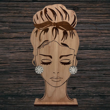 Load image into Gallery viewer, FEDERICO JIMENEZ Sterling Silver Modernist Style Flower Clip On Earrings Circles
