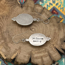 Load image into Gallery viewer, JOHN RENNER Southwest Style Sterling Silver &amp; Turquoise Cabochon Dangle Earrings
