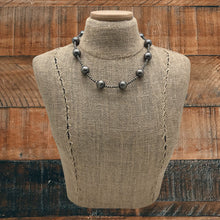 Load image into Gallery viewer, Native American NAVAJO Pearls Sterling Silver 16mm &amp; 4mm Beaded Necklace 20&quot;
