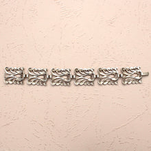 Load image into Gallery viewer, VINTAGE DANECRAFT Sterling Silver Chunky Scroll Design Bracelet
